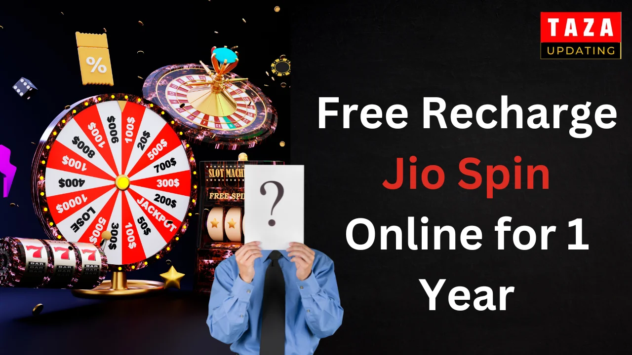 Free Recharge Jio Spin Online for 1 Year